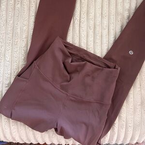 Brown lululemon leggings